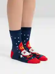 Вишнёвый носки женские новогодние, хлопок, высокая посадка, единый размер, повседневные