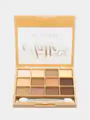 Бежевый палетка матовых теней для век MATTE EYESHADOW, 12 цветов