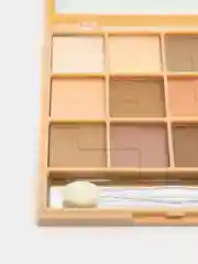 Бежевый палетка матовых теней для век MATTE EYESHADOW, 12 цветов