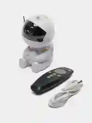 Черный детский ночник - проектор "Космонавт", звездное небо