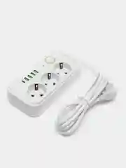 Слоновая кость сетевой фильтр с USB разъемами, удлинитель с USB портами