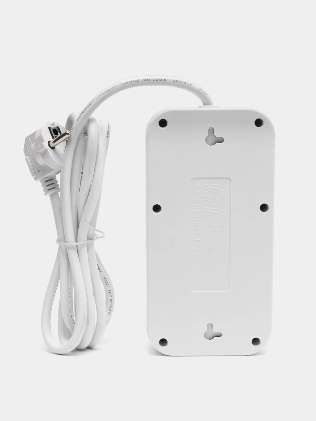 Слоновая кость сетевой фильтр с USB разъемами, удлинитель с USB портами