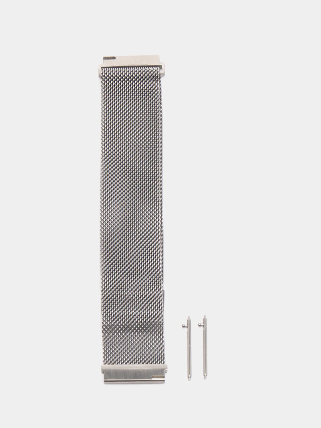 Серебряный стальной ремешок "Миланская Петля" для Amazfit, Huawei, Haylou, Samsung Galaxy Watch