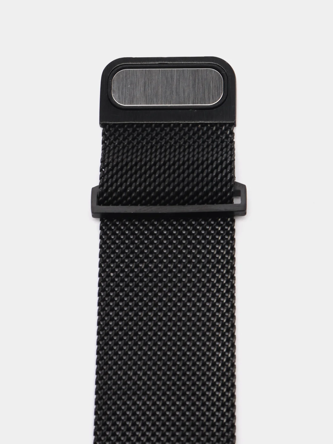 Черный стальной ремешок "Миланская Петля" для Amazfit, Huawei, Haylou, Samsung Galaxy Watch