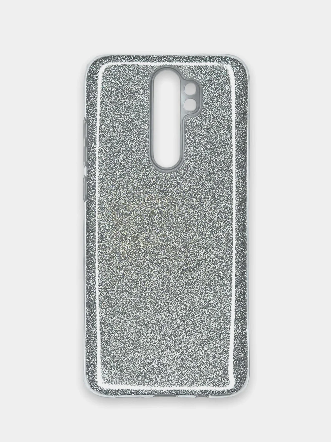 Серебряный чехол Xiaomi Redmi Note 8 Pro, Сяоми Редми Нот 8 Про, блестящий сияющий