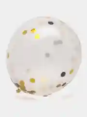 Угольный воздушные шары с конфетти, 3 штуки