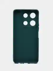 Зеленый чехол для Infinix NOTE 30 Pro (Инфиникс Нот 30 Про), прозрачный