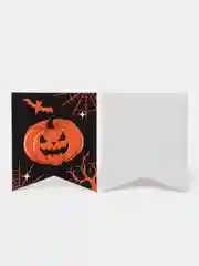 Оранжевый гирлянда на ленте  на Хэллоуин "Happy Halloween"
