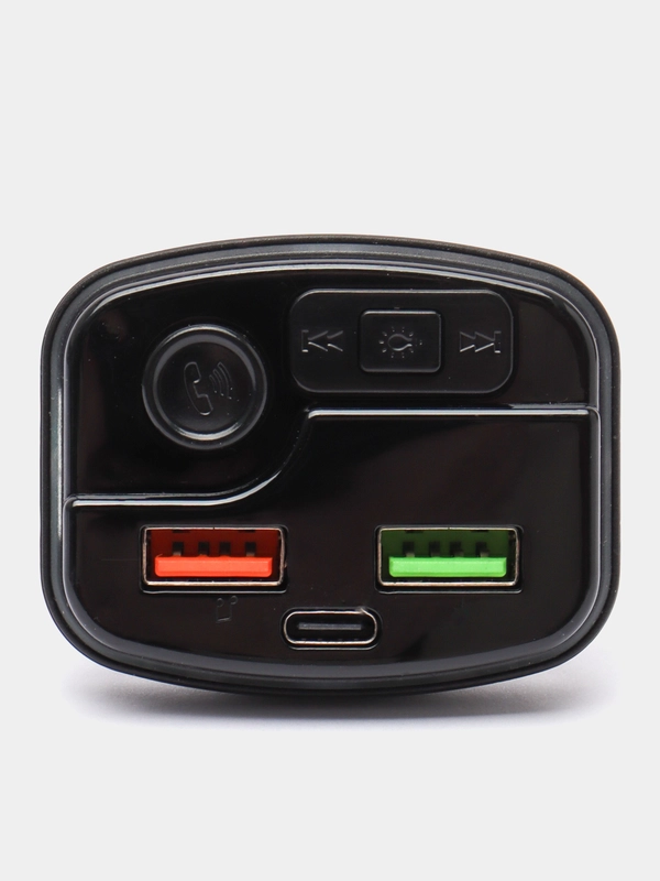 MP3 FM Bluetooth модулятор трансмиттер M10, Автомобильное зарядное устройство с подсветкой