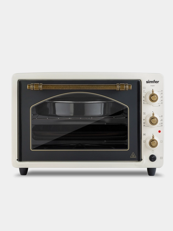 Мини-печь Simfer M3417 Albeni Retro, 4 режима работы, с вертелом