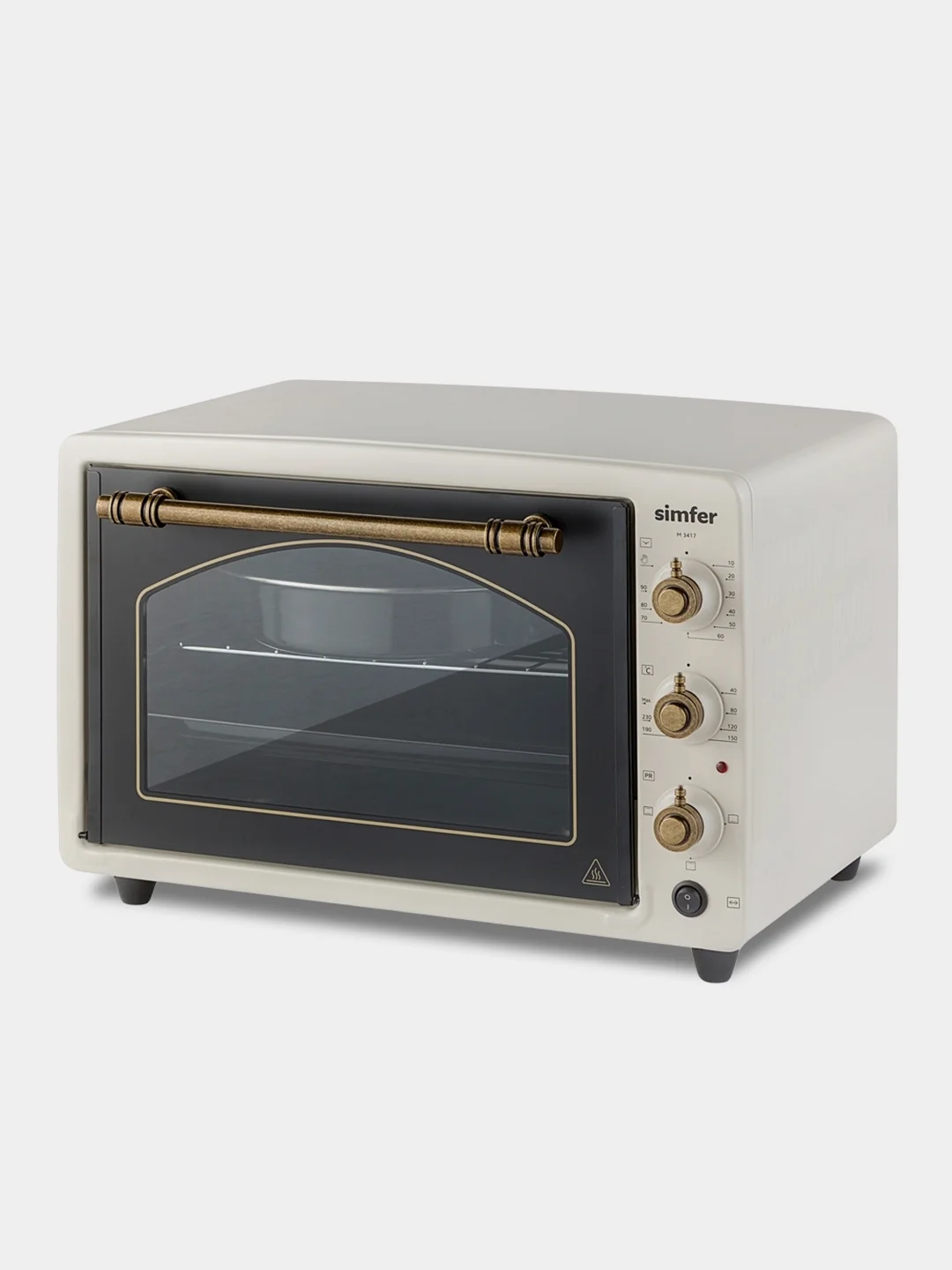 Мини-печь Simfer M3417 Albeni Retro, 4 режима работы, с вертелом