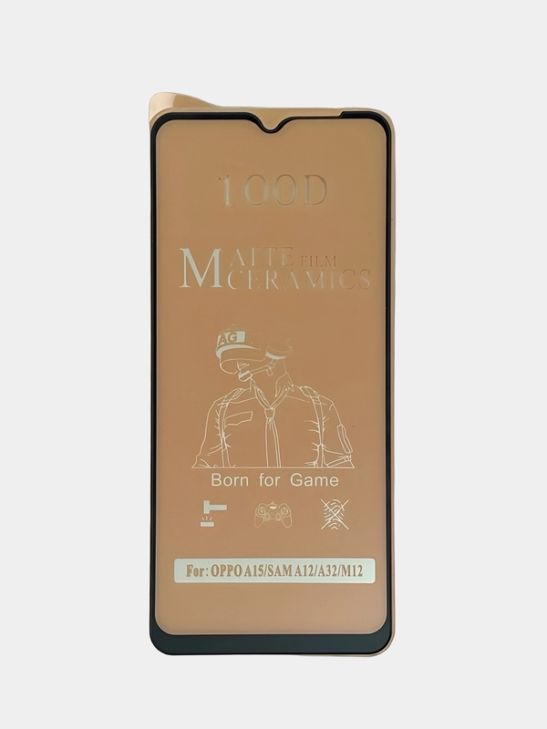 Защитная керамическая матовая пленка Samsung Galaxy A12/A02s Realme C3/C11/5/6i Oppo A15