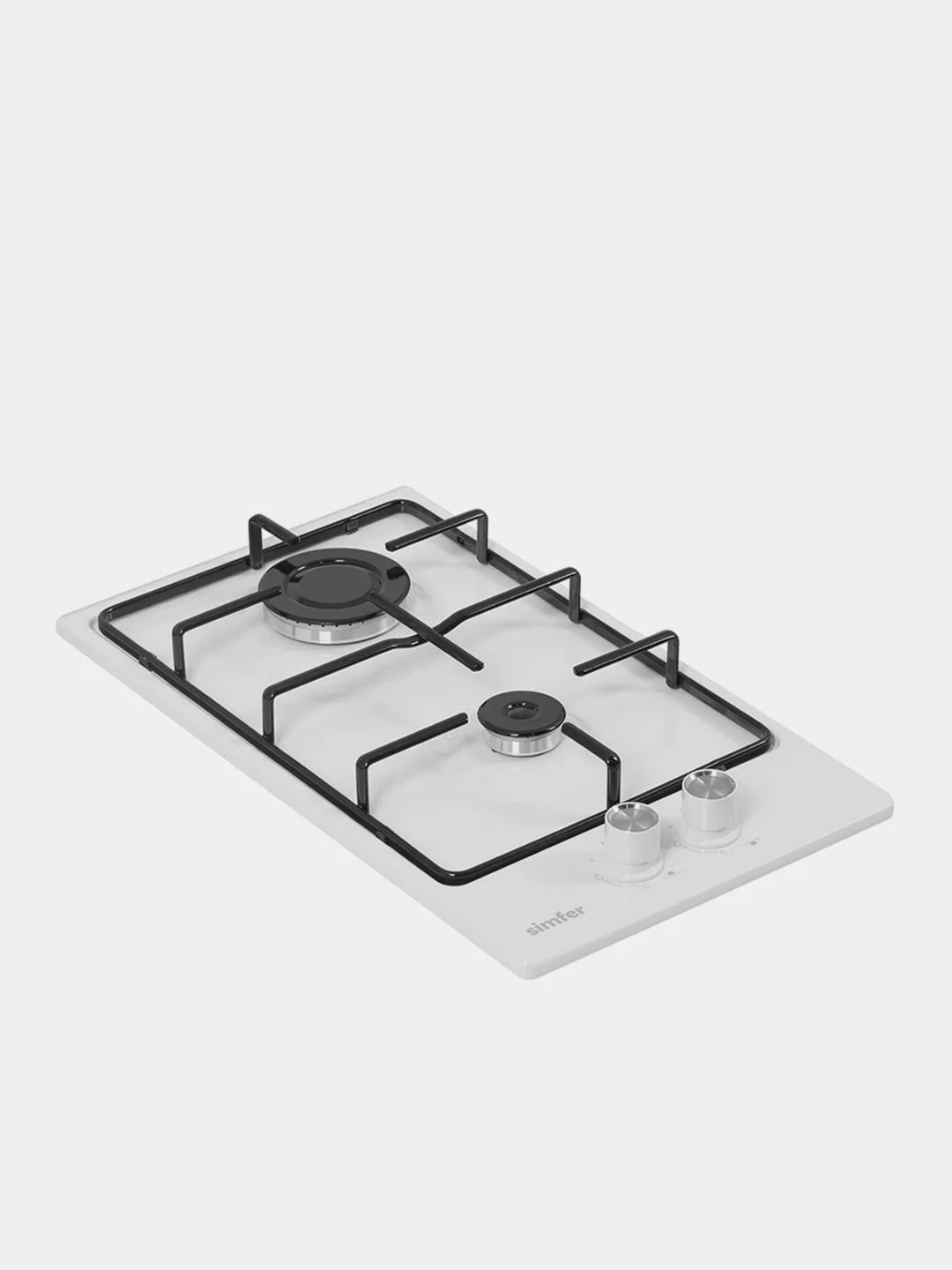 Газовая варочная панель Simfer H30V20W420, с автоподжигом, белая
