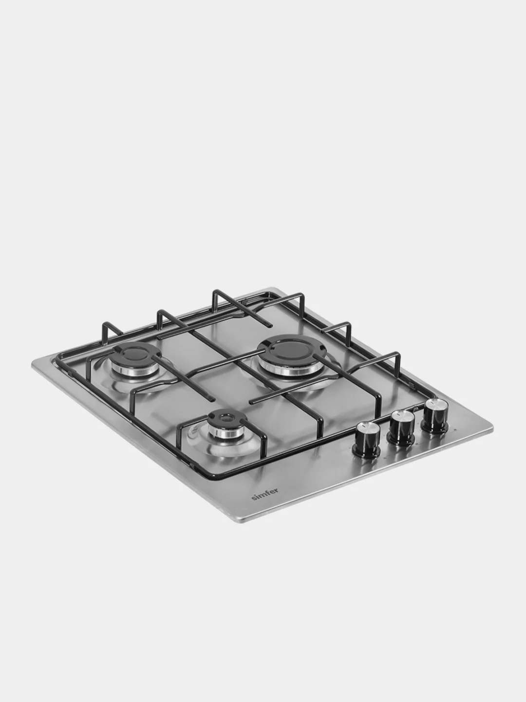 Газовая варочная панель Simfer H45V30M420, с автоподжигом, нержавеющая сталь