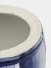 Бежевый гжель бочонок, медовница