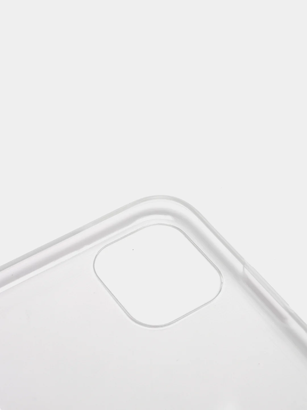Прозрачный чехол силиконовый для iPhone 11, прозрачный