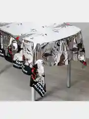 Серебряный скатерть Хэллоуин