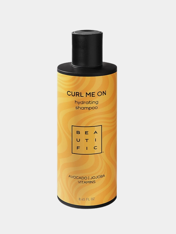 Увлажняющий шампунь BEAUTIFIC CURL ME ON для кудрявых и волнистых волос, 250 мл