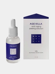 Пилинг для лица Beautific Age Killa 12% с гликолевой кислотой и центеллой азиатской, 30мл