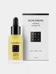 Масло-праймер под макияж BEAUTIFIC Wow Drops с маслами чиа, конопли и асаи, 30мл