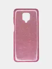 Розовый чехол Xiaomi Redmi Note 9s / Note 9 Pro / Note 9 Pro Max, Нот 9с, 9 Про, блестящий сияющий