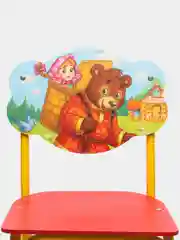 Стул детский "Маша и медведь", регулируемый