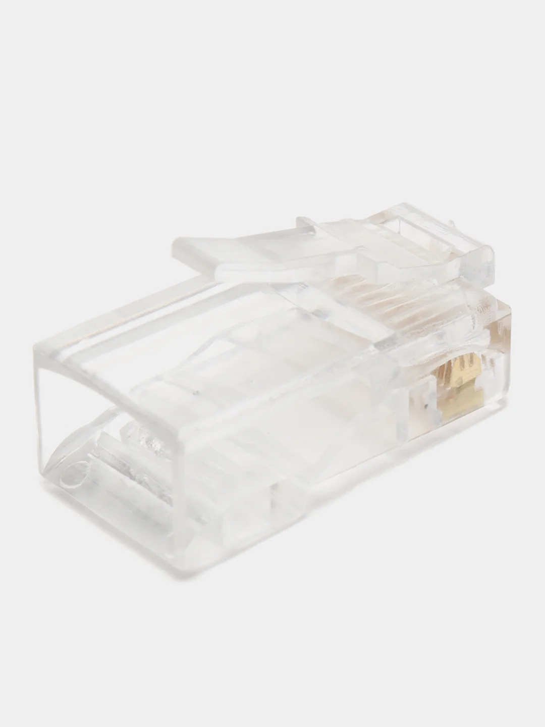 Коннектор RJ45 (8p8c), категория 5e, 30 и 50 шт., прозрачный