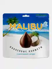 Конфеты кокосовые в шоколадной глазури Собрание MALIBU, дой-пак, 140г