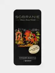 Горький шоколад с фундуком SOBRANIE From Russia With Love (Богатырь), железная банка, 90г