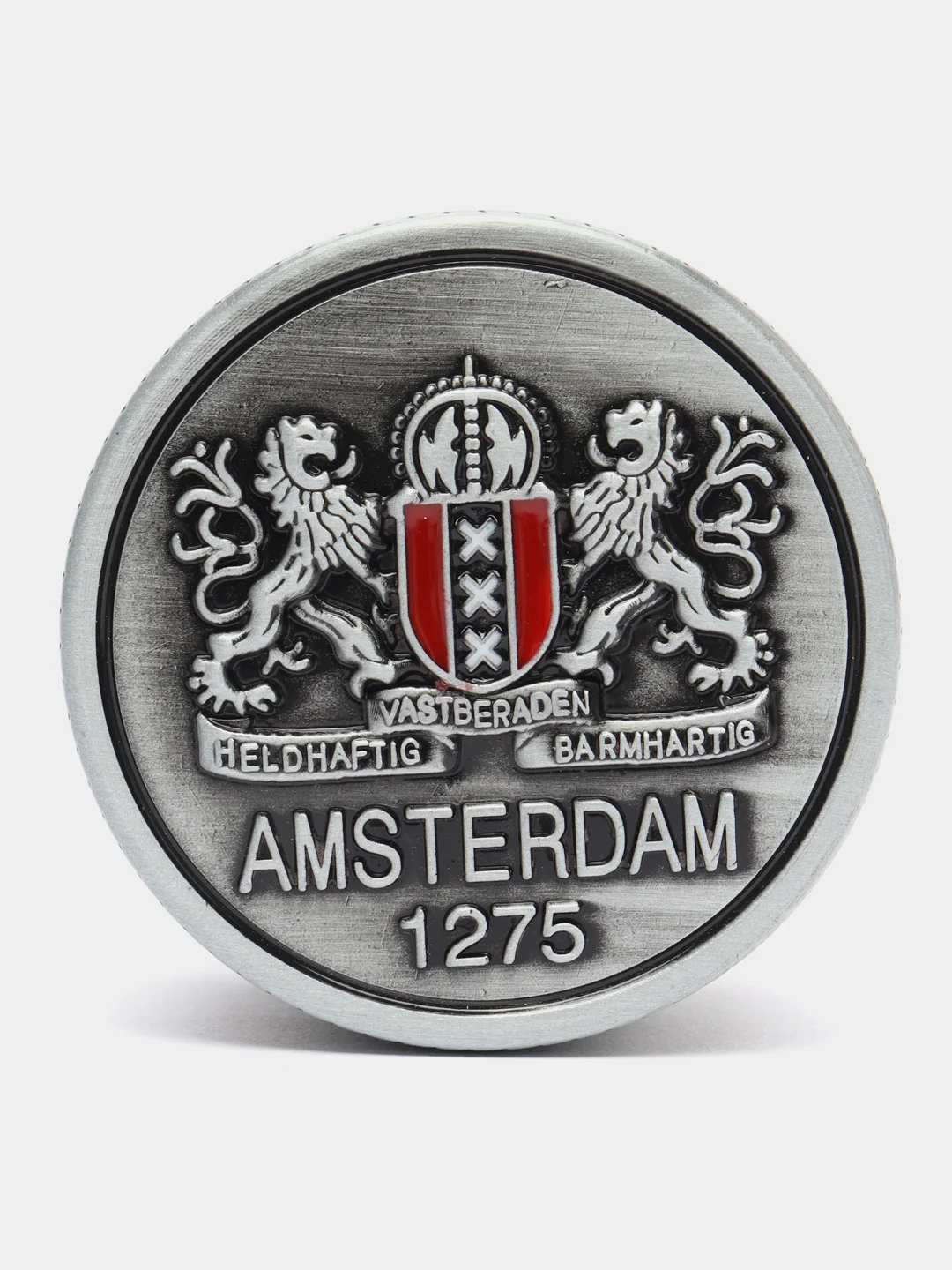 Серый металлик гриндер для измельчения табака, AMSTERDAM