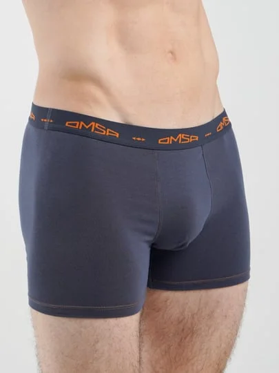 Серый трусы-боксеры мужские Omsa for men oma 2833