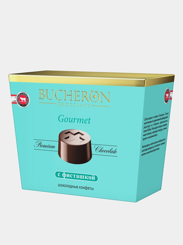 Шоколадные конфеты BUCHERON GOURMET с фисташкой, 175г
