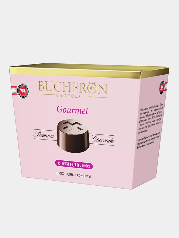 Шоколадные конфеты BUCHERON GOURMET с миндалем, 175г