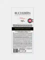 Шоколад горький 72% BUCHERON с миндалем, черникой, фисташками, календулой и васильком,100г