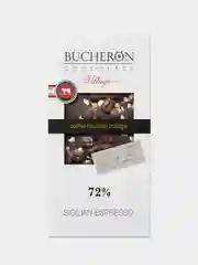 Шоколад горький 72% BUCHERON Village с зернами кофе и апельсином, в картоне, 100г