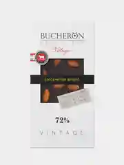Шоколад горький 72% BUCHERON Village с цельным миндалем, в картоне, 100г
