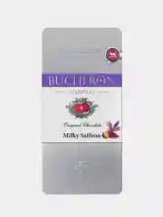 Шоколад молочный BUCHERON с орехами и шафраном, железная банка, 100г