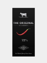 Шоколад горький 72% BUCHERON THE ORIGINAL с кайенским перцем, в картоне, 90г