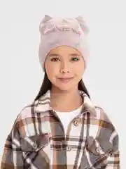 Марсала шапка для девочки