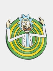 Металлический значок "Rick and Morty"