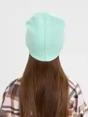 Белый шапка весенняя, бини, для девочек