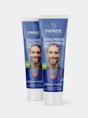 Зубная паста SYNERGETIC "Защита от кариеса и максимальная свежесть", 100 г х 2 штуки