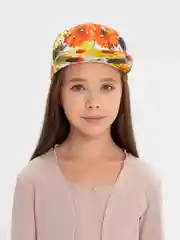 Оранжевый бейсболка для девочек, летняя