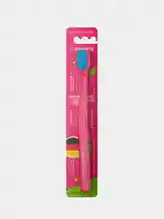 Зубная щетка для взрослых JBrush, средняя жёсткость, розовая