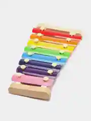 Красный детский металлофон (ксилофон)