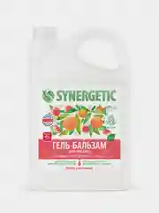 Гель-бальзам для посуды и детских игрушек SYNERGETIC "Розовый грейпфрут и специи", 3,5 л