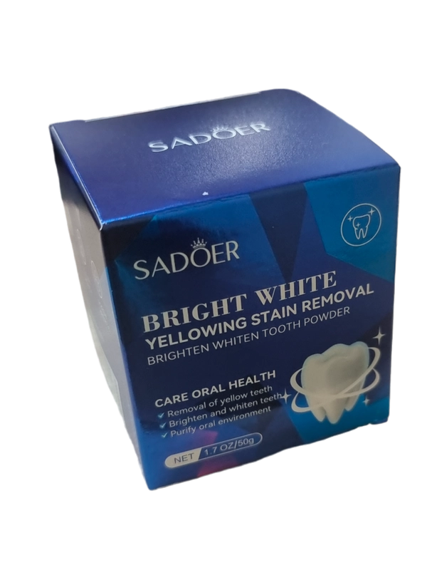 Зубной порошок отбеливающий, "SADOER Brighten Whiten" 50 гр,зубная паста