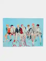 Лазурный постер K-pop BTS, А3