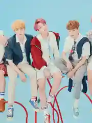 Лазурный постер K-pop BTS, А3