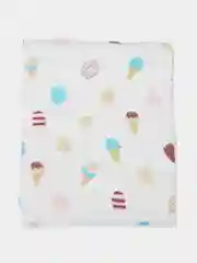 Муслиновый плед-полотенце для новорожденных, 110*110